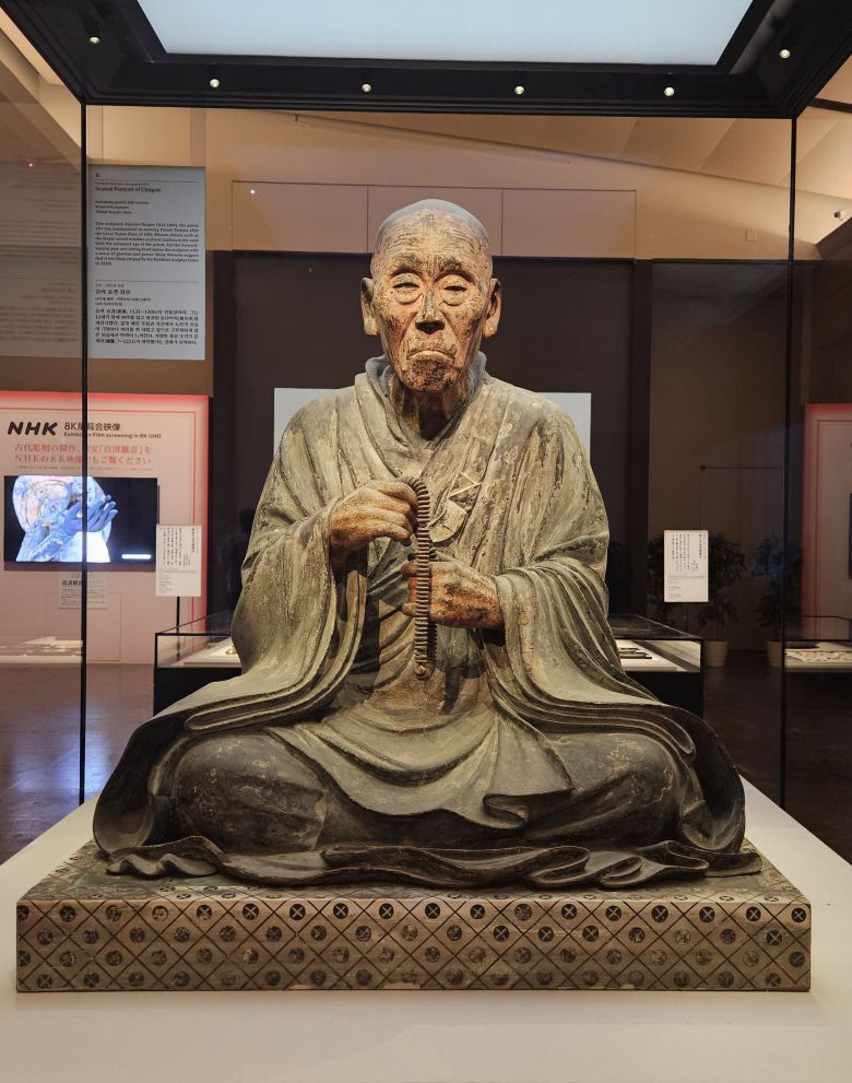 일본 나라 도다이지 소장 '승려 쵸겐 좌상'. 12세기 말 화마를 입고 붕괴된 도다이지를 재건시킨 승려 초겐의 인물상이다. /허윤희 기자