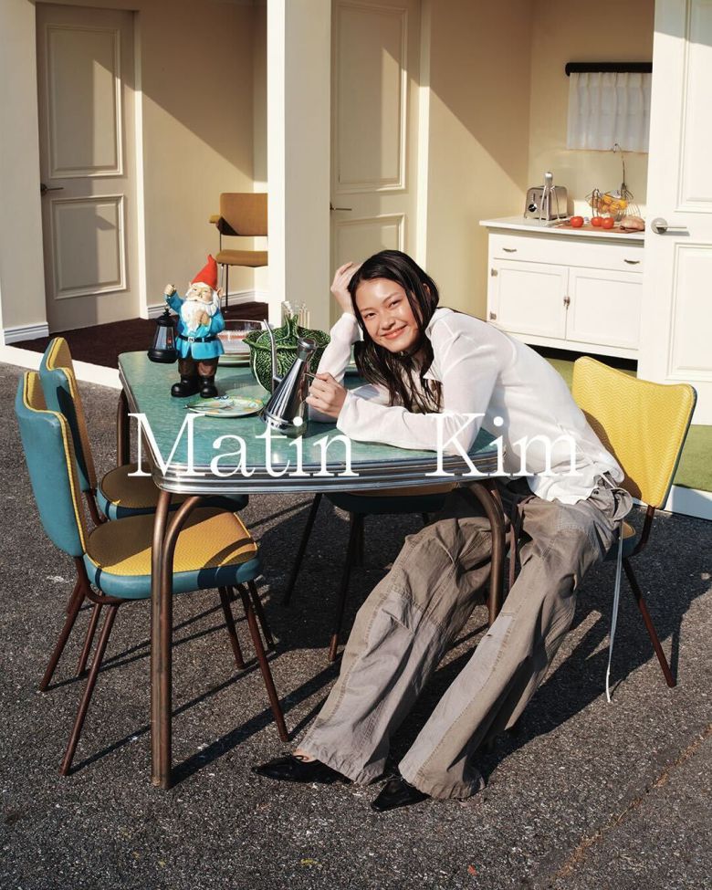 Matin Kim's 2025 summer campaign photoshoot. /Courtesy of Hago Haus