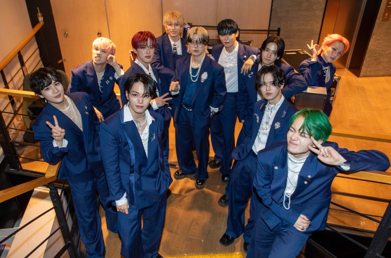 서울 CJ ENM 사옥에서 엠넷 음악방송 '엠카운트다운' 촬영 직후 만난 그룹 JO1./ 조인원 기자