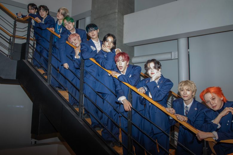 서울 CJ ENM 사옥에서 엠넷 음악방송 '엠카운트다운' 촬영 직후 만난 그룹 JO1./ 조인원 기자