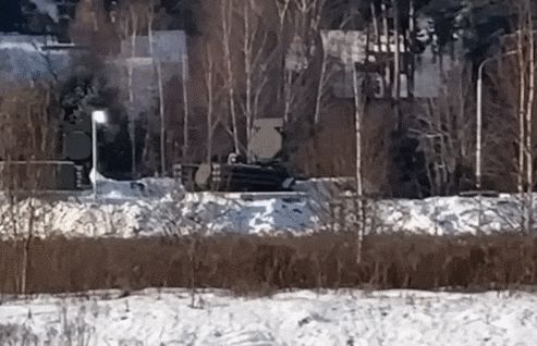 푸틴 소유 별장 주변에 설치된 것으로 알려진 판치르-S1. /유튜브