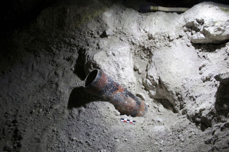 새로운 마야 문명 유적지에서 발견된 그릇. /AFP 연합뉴스