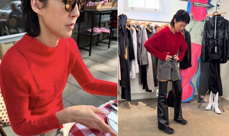 홍진경이 2일 소셜미디어에 올린 사진. 현재는 삭제됐다. /인스타그램