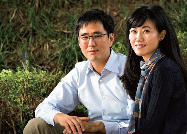 학회 참석차 한국을 찾은 허준렬·글로리아 최 부부.