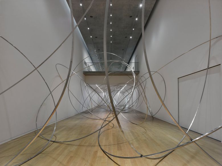 11월 30일까지 열리는 앤터니 곰리 개인전 'DRAWING ON SPACE'에 전시된 ‘Orbit Field II’./뮤지엄 산