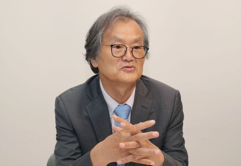정재정 서울시립대학교 국사학과 명예교수가 16일 오전 서울 중구 조선일보 본사에서 본지와 인터뷰를 하고 있다. 2025.6.16 /박성원 기자