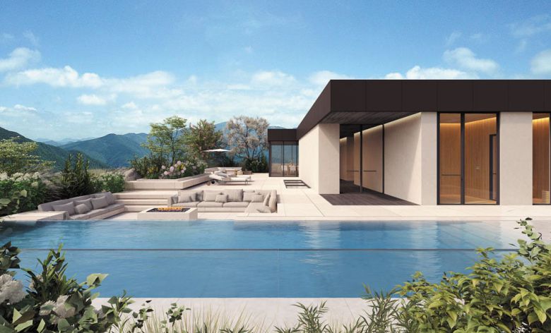 최대 380평의 설해수림 펜트하우스 모습.