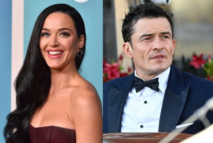 케이티 페리(왼쪽)와 올랜도 블룸./AP연합뉴스, EPA연합뉴스