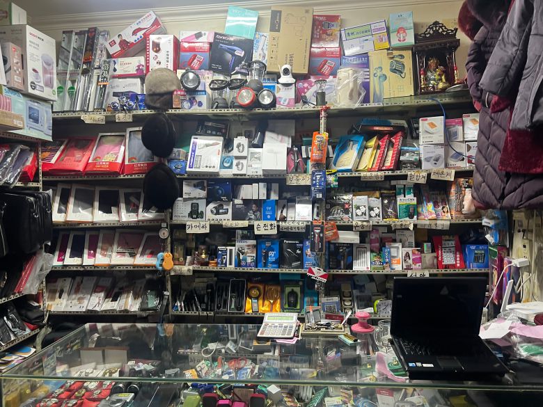 A shop inside the North Korean shopping street near the North Korean Embassy in Beijing, July 15, 2025./Lee Beul-chan