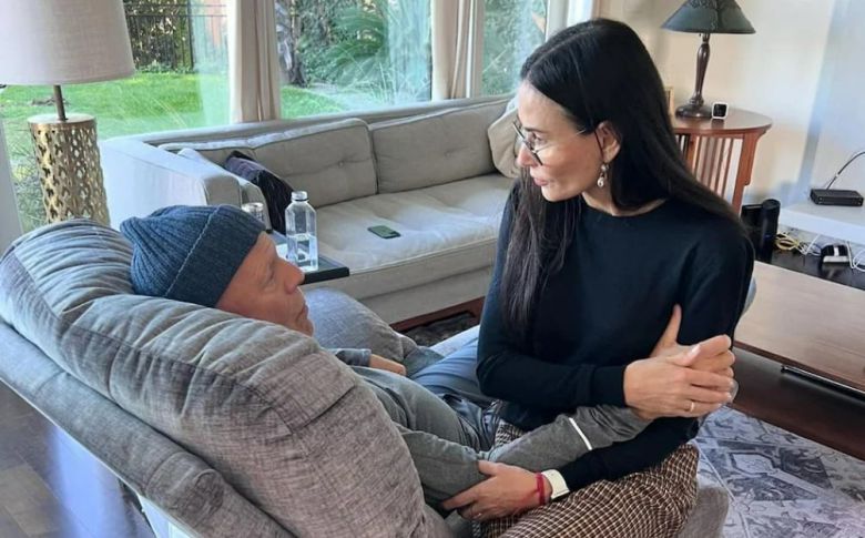 브루스 윌리스와 데미 무어. /인스타그램