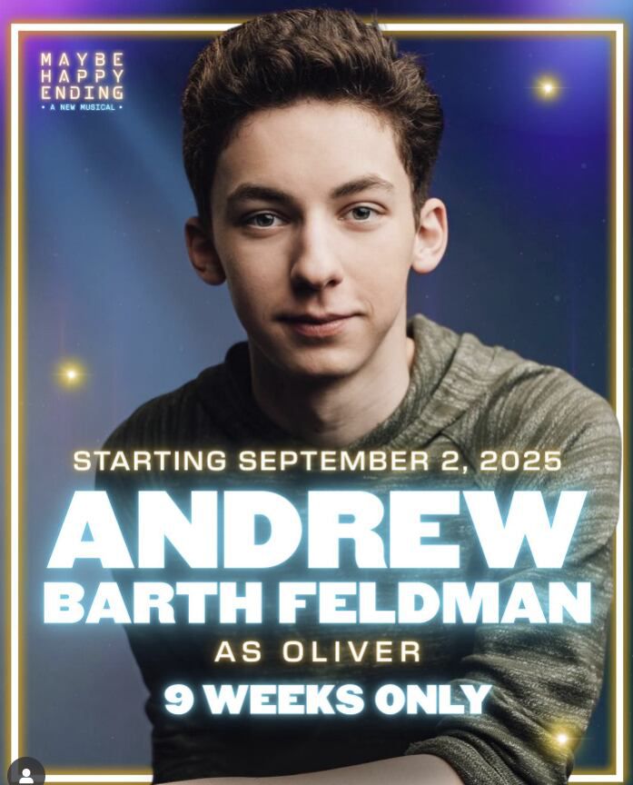 9월부터 '올리버' 역을 맡을 예정인 앤드루 바스 펠드먼/'어쩌면 해피엔딩' 인스타그램