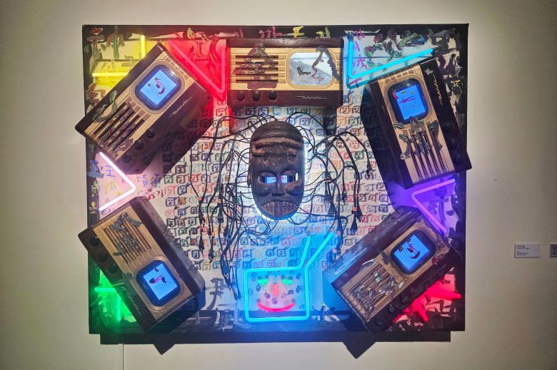 백남준, '푸가의 예술'(1991). 복합 재료. 156×125×42cm. /허윤희 기자