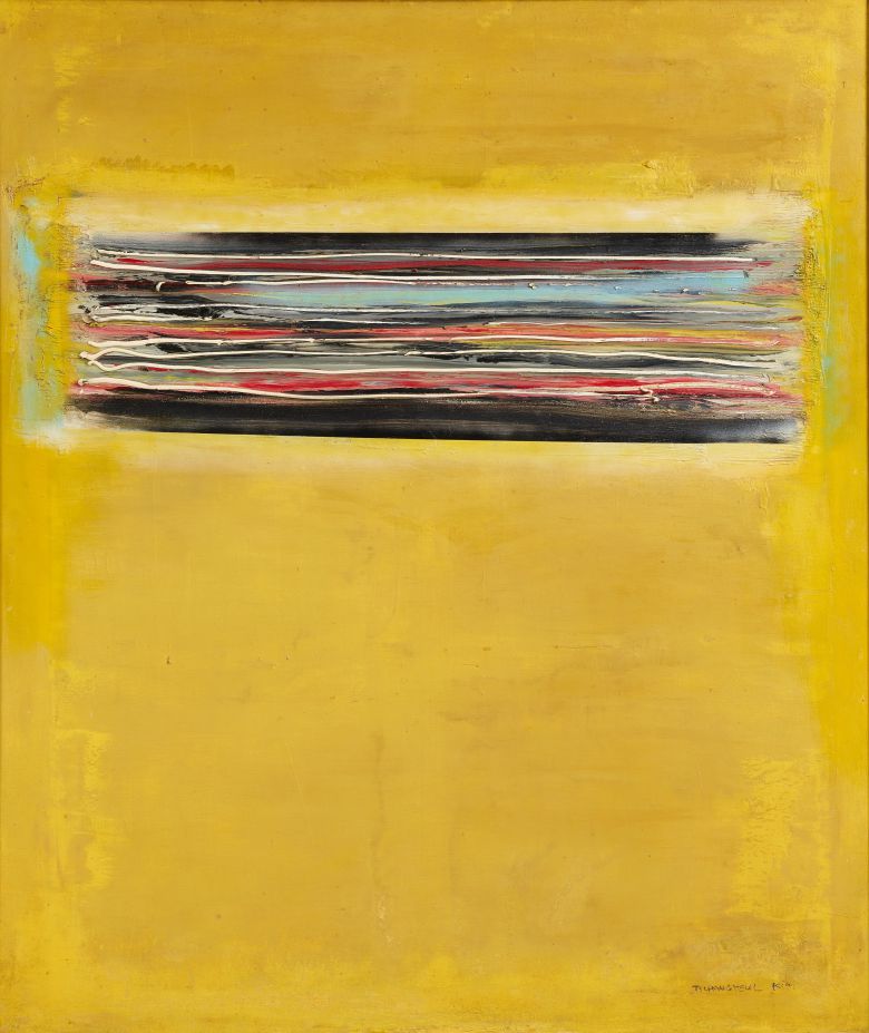 김창열, '제사'(1966). 162×137cm. /국립현대미술관