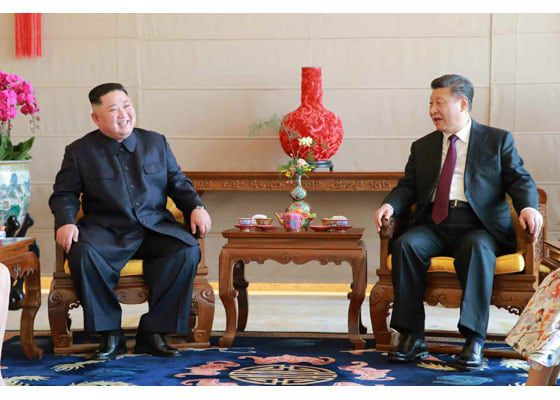 김정은 북한 국무위원장과 시진핑 중국 국가주석. /뉴스1