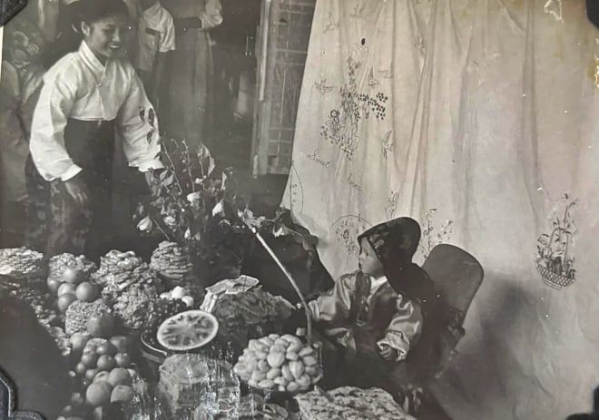 1950년대 돌잔치 모습./레딧