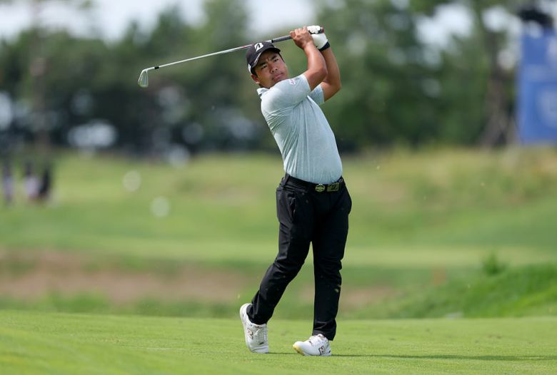 키 158cm의 작은 거인 히가 가즈키. /KPGA