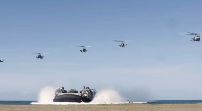 미 해병대 제22 원정군(SOC)이 이달 초 카리브해에서 상륙작전 훈련을 실시하고 있다./미 남부사령부 페이스북