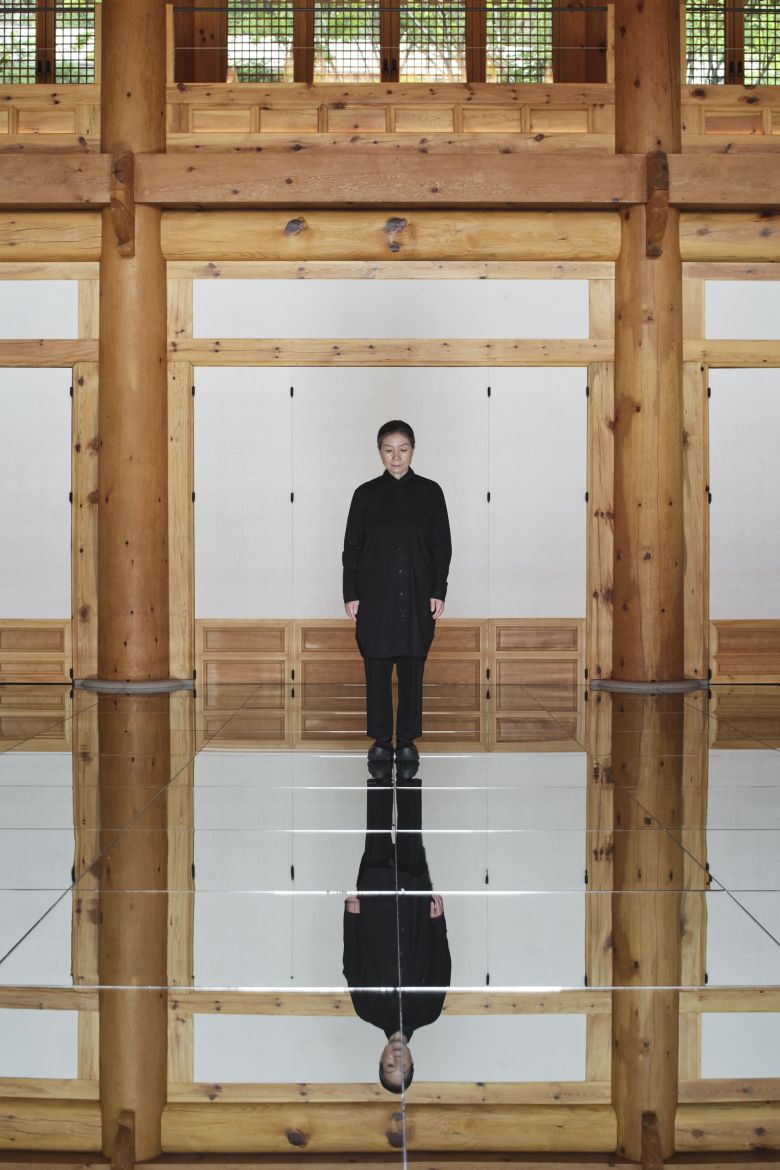 전시 SK 선혜원 아트 프로젝트 1.0 김수자 호흡–선혜원 작품 전경. /선혜원