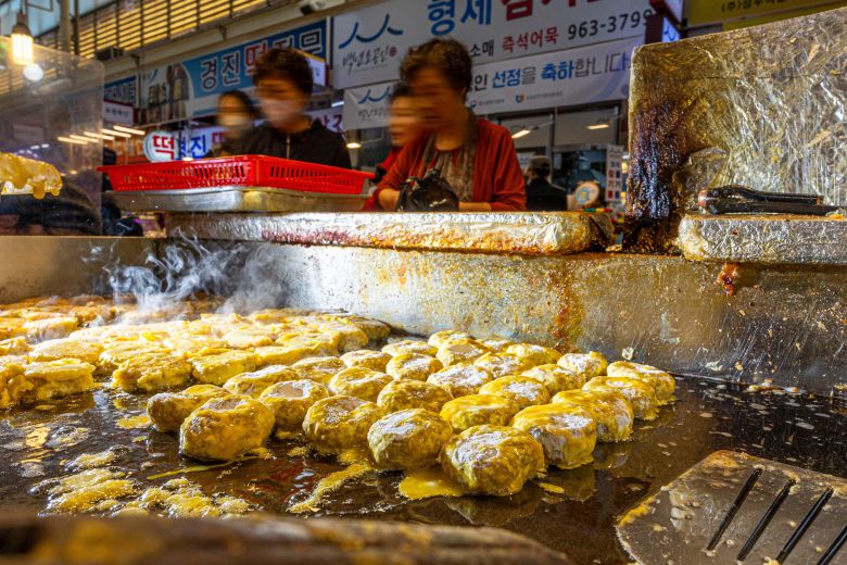 가장 인기가 많다는 동그랑땡. /이신영 영상미디어 기자