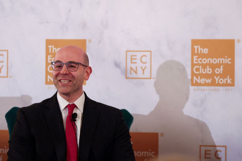 스티븐 미란 연준 이사는 0.5%포인트 금리 인하를 주장하고 있다./로이터 연합뉴스