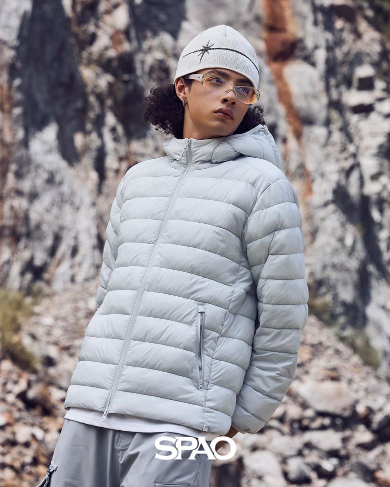 스파오 씬라이트 경량패딩 컬렉션 화보. /스파오