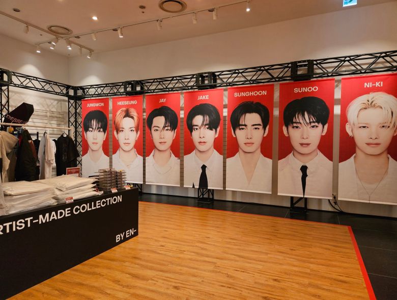 '엔하이픈 더 시티 서울'의 팝업스토어. /빌리프랩