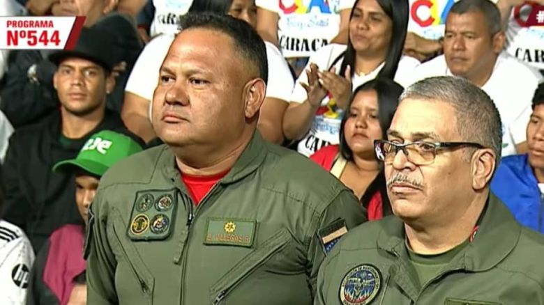 9월24일 베네수엘라 내무 장관과 함께 TV에 나와 독재자 마두로에 대한 충성을 다짐하는 빌레가스 장군/venezuela-news.com