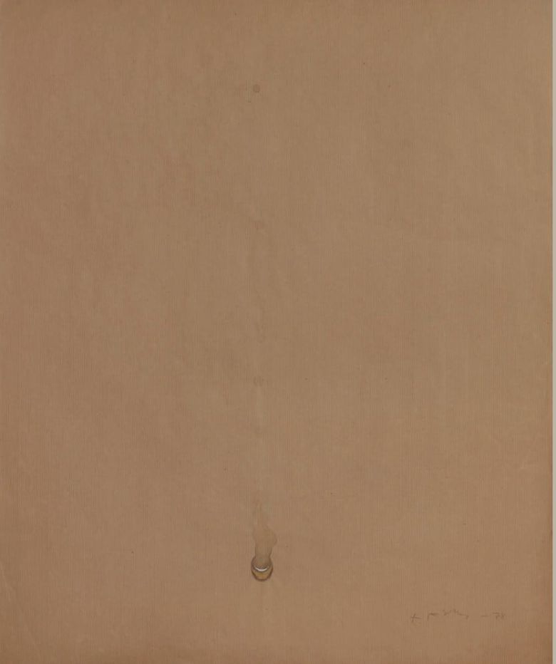 김창열, 물방울, 1978년, 크래프트지에 수채 물감, 73×60cm, 개인소장.