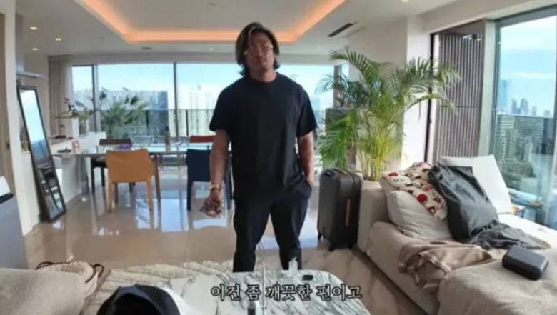 추성훈이 유튜브 시작 후 두번째 영상에서 아내 야노시호와 사전 협의 없이 정돈되지 않은 집 모습을 그대로 공개해 화제를 모았다. /유튜브