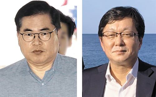 유동규 전 성남도시개발공사 본부장(왼쪽)과 정진상 전 민주당 대표실 정무조정실장./조선DB