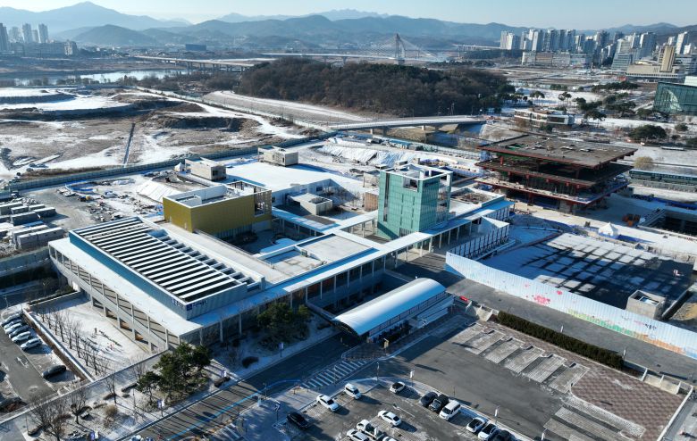 4일 오전 세종시 국립어린이박물관 전경. 국립어린이박물관 주변으로 국립박물관단지가 조성되고 있다. /신현종 기자