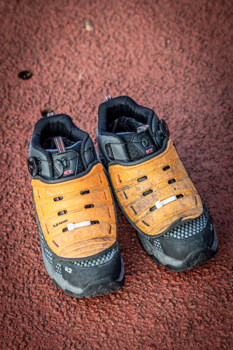 심진석씨의 안전화 / 이신영 영상미디어 기자