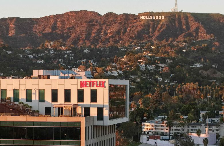미국 LA 할리우드에 있는 넷플릭스 스튜디오. /AFP 연합뉴스
