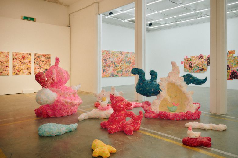 토탈미술관 롯카쿠 아야코 개인전 전시 전경. /토탈미술관