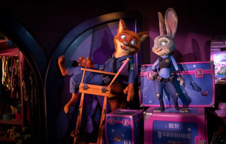 상하이 디즈니랜드 주토피아 테마구역에서 볼 수 있는 주인공 주디(왼쪽)와 닉./Disney Parks Blog