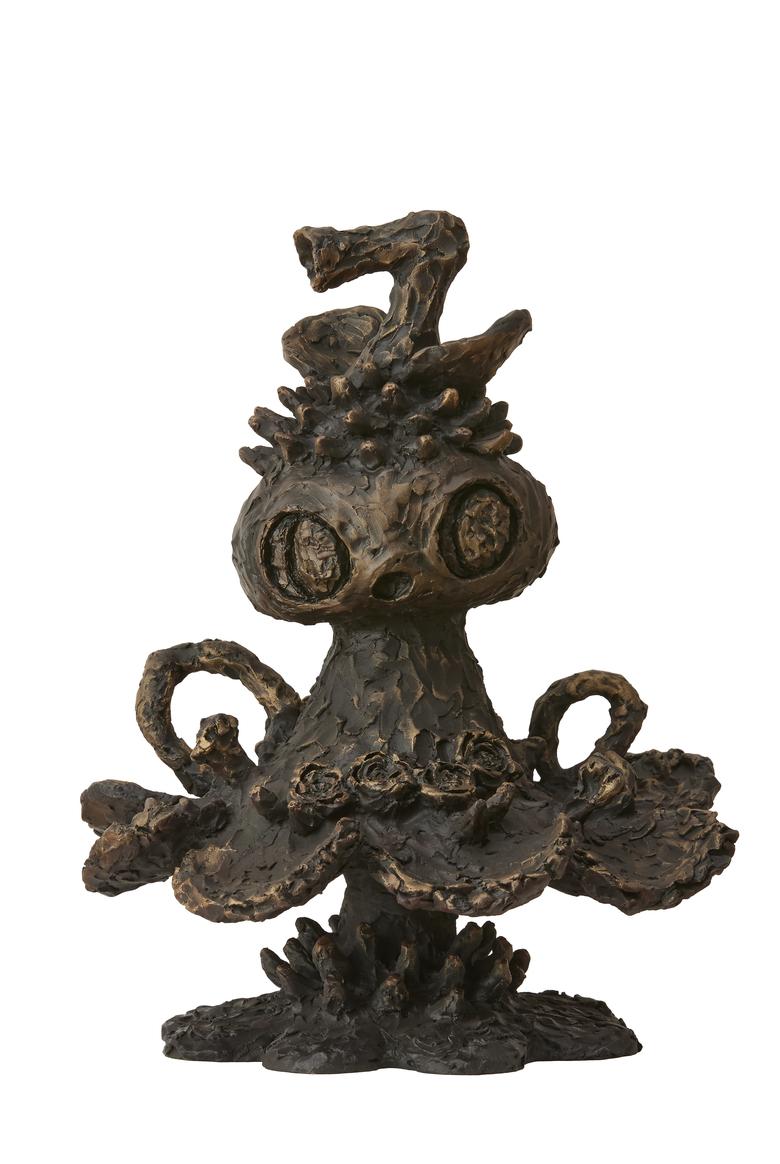 롯카쿠 아야코, '무제'(2022).  26×25×33(h)cm. 브론즈. /토탈미술관