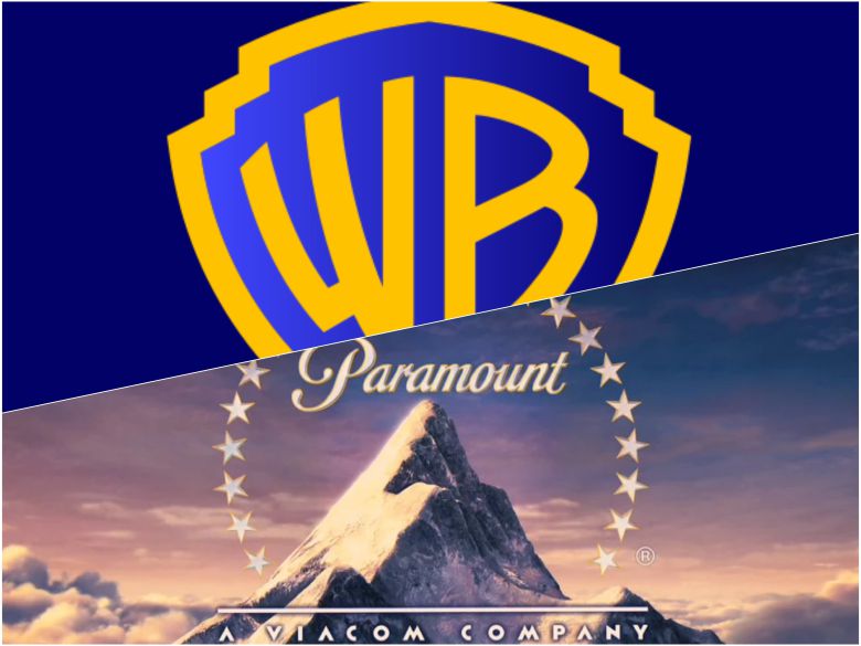 워너브러더스 디스커버리(위)와 파라마운트 글로벌 로고./워너브라더스·디스커버리