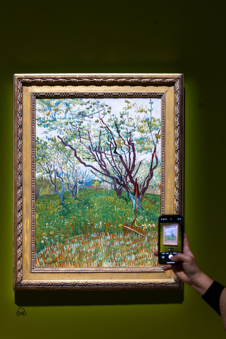 메트전에서는 빈센트 반 고흐가 아를에서 그린 첫 연작 중 하나인 '꽃 피는 과수원'도 볼 수 있다. / 이건송 영상미디어 기자