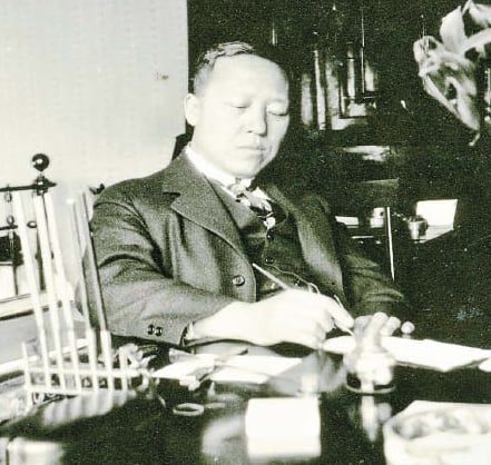 업무 중인 이승만 한국대표단장. /연세대 이승만연구원