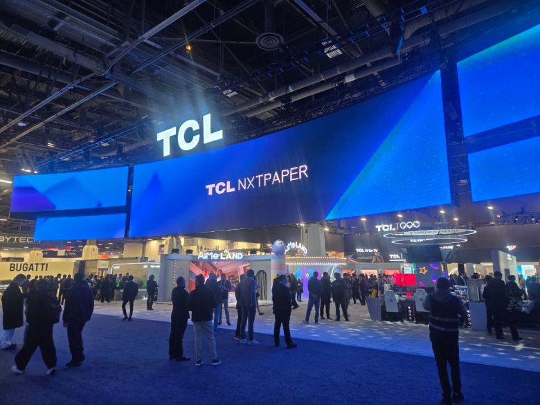 LVCC에 마련된 TCL 전시장./유지한 기자