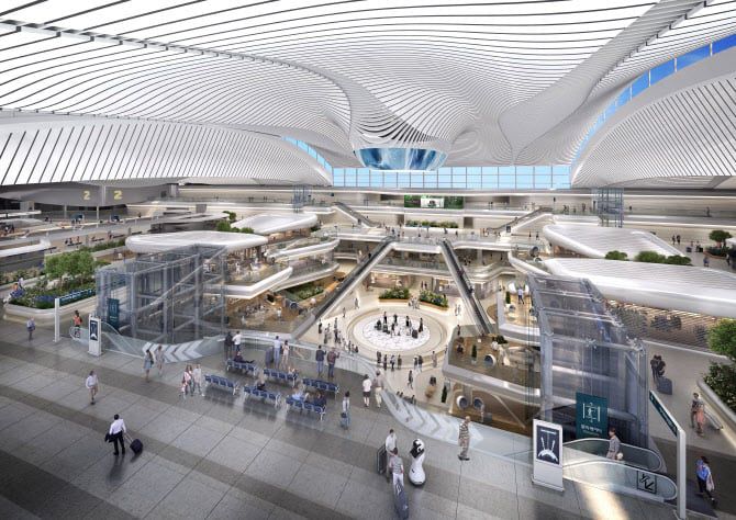 2025년 명문장수기업으로 선정된 하이멕이 설비 시스템을 설계한 인천국제공항 제1여객터미널. /하이멕