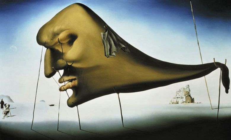 잠듦과 깸의 아슬아슬한 긴장 상태를 표현한 ‘잠’(1937). /개인 소장