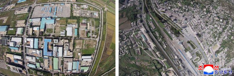 북한 조선인민군 총참모부 대변인은 10일 조선중앙통신을 통해 작년 9월과 지난 4일에 한국이 침투시킨 무인기를 격추했다고 주장하며 이에 대한 대가를 치르게 될 것이라고 위협했다. 사진은 북한이 주장한 한국 무인기에 기록된 개성 일대 지역 모습. /조선중앙통신 연합뉴스