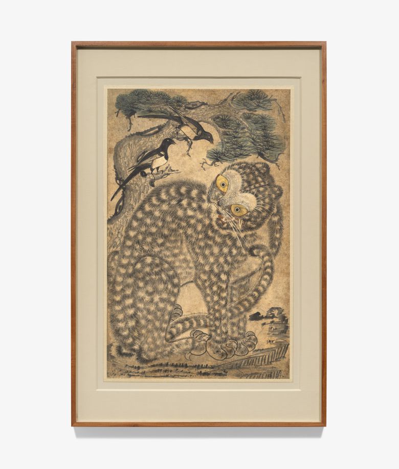 까치호랑이(虎鵲圖), 19세기, 종이에 채색, 93×60 cm. /갤러리현대