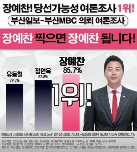 22대 총선 당시 문제된 장예찬 여의도연구원 부원장의 카드뉴스. /인터넷 캡처