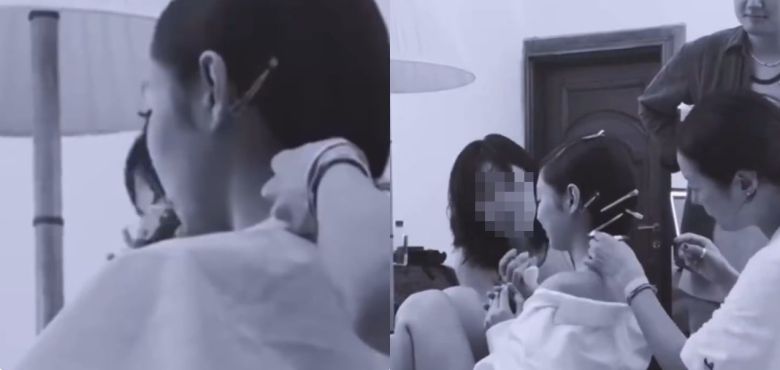 제니 실내 흡연 논란 괸련 영상 캡처 / 출처=온라인 커뮤니티