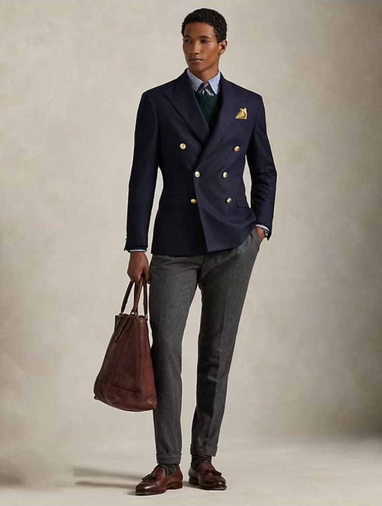 손종원 셰프가 입은 아메리칸 클래식의 모던 에디션, 폴로 랄프 로렌 테일러드 울 플란넬 블레이저. 폴로 랄프 로렌.