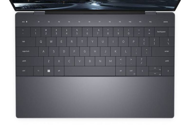 델 XPS 13 플러스의 엣지투엣지 키보드 디자인. 출처=델 테크놀로지스