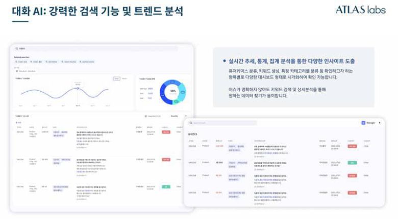 방대한 음성 자료를 바탕으로 다양한 데이터 분석이 가능