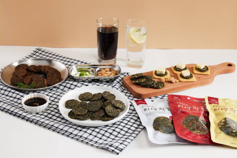 미역을 육포 형태로 만든 'FUSCA 미역곽포' / 출처=HN노바텍